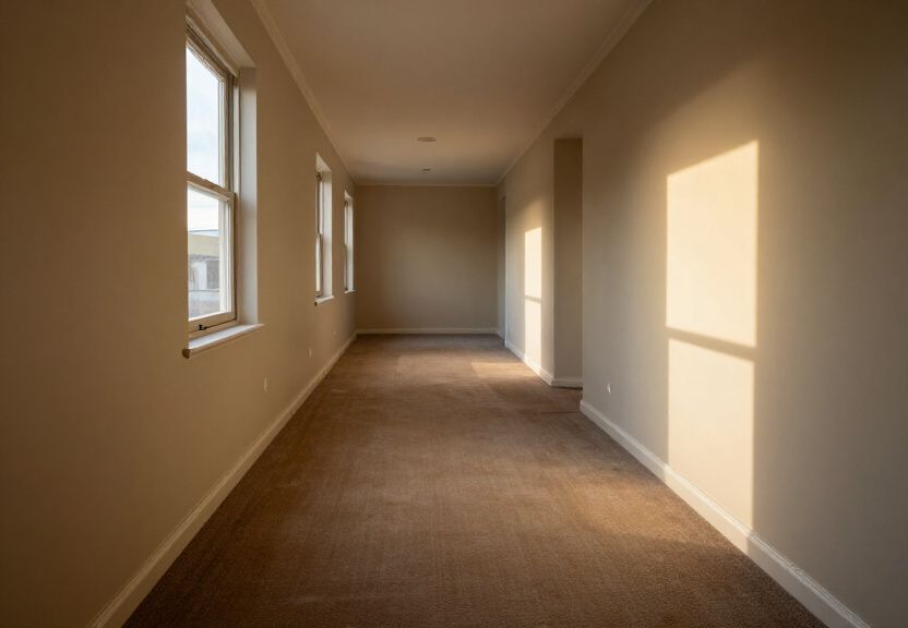 Restored living room in Elizabeth Hills after flood damage repair